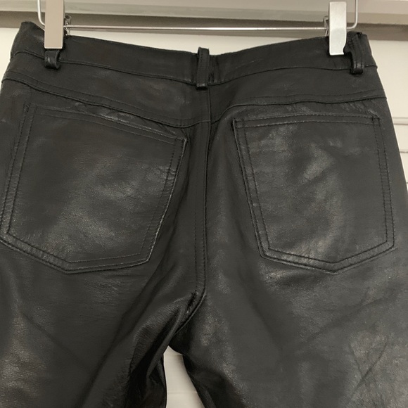 Hugo Buscati Leather Pants - Picture 2 of 11